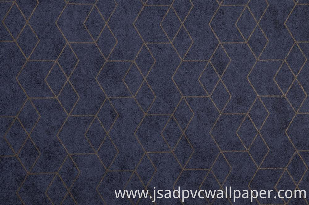 Warm bedroom non-woven wallpaper